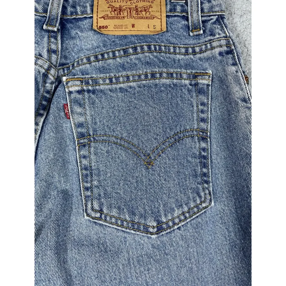Levi's Women's Denim Jeans 550 Size 12 S - Picture 7 of 10